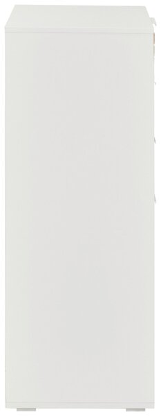 VYSOKÁ KOMODA, dub, biela, farba duba, 52/104/40 cm MID.YOU - Komody, Online Only