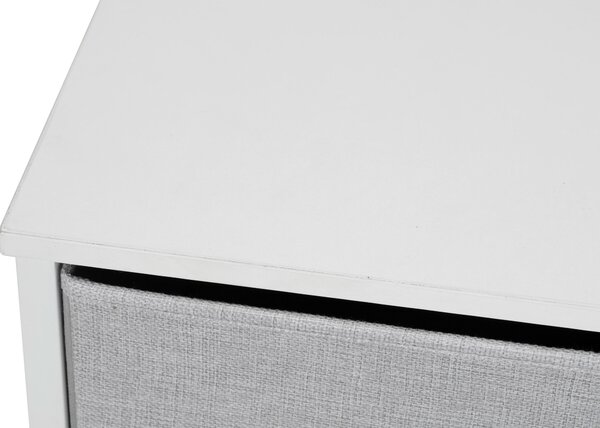 KOMODA, sivá, biela, 45/92.5/30 cm PBJ - Komody, Online Only