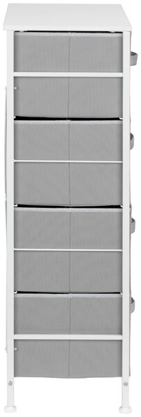 KOMODA, sivá, biela, 45/92.5/30 cm PBJ - Komody, Online Only