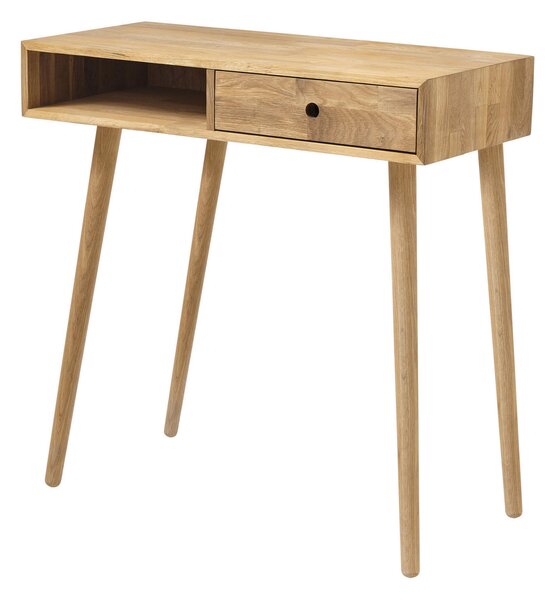 KONZOLOVÝ STOLÍK, prírodná farba, drevo, 80/80/35 cm MID.YOU - Online Only obývacie izby, Online Only