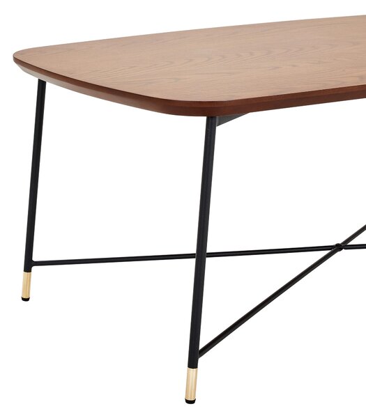 KONFERENČNÝ STOLÍK, čierna, farba duba, zlatá, drevo, kov, kompozitné drevo, 120/45/60 cm MID.YOU - Stolíky do obývačky, Online Only