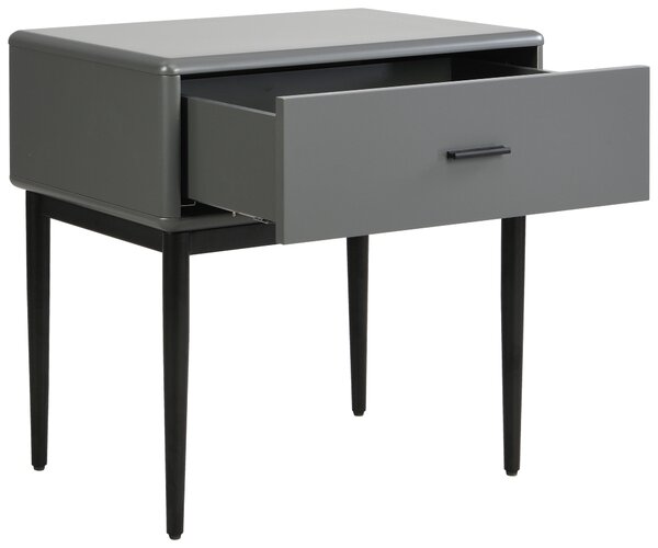NOČNÝ STOLÍK, sivá, 54/55/40 cm Livetastic - Online Only spálne, Online Only