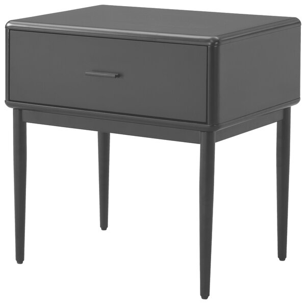 NOČNÝ STOLÍK, čierna, 54/55/40 cm Livetastic - Online Only spálne, Online Only