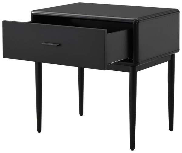 NOČNÝ STOLÍK, čierna, 54/55/40 cm Livetastic - Online Only spálne, Online Only