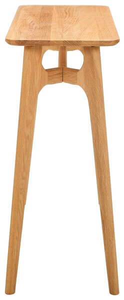 KONZOLOVÝ STOLÍK, dub, prírodná farba, 100/80/35 cm MID.YOU - Stolíky do obývačky, Online Only