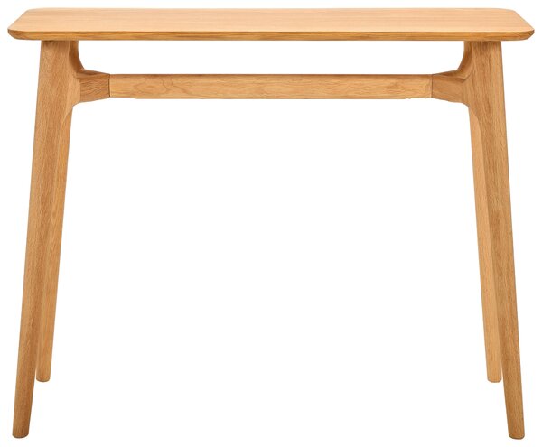 KONZOLOVÝ STOLÍK, dub, prírodná farba, 100/80/35 cm MID.YOU - Stolíky do obývačky, Online Only