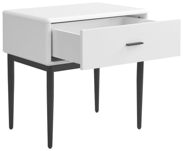 NOČNÝ STOLÍK, biela, 54/55/40 cm Livetastic - Online Only spálne, Online Only