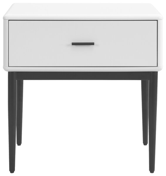 NOČNÝ STOLÍK, biela, 54/55/40 cm Livetastic - Online Only spálne, Online Only