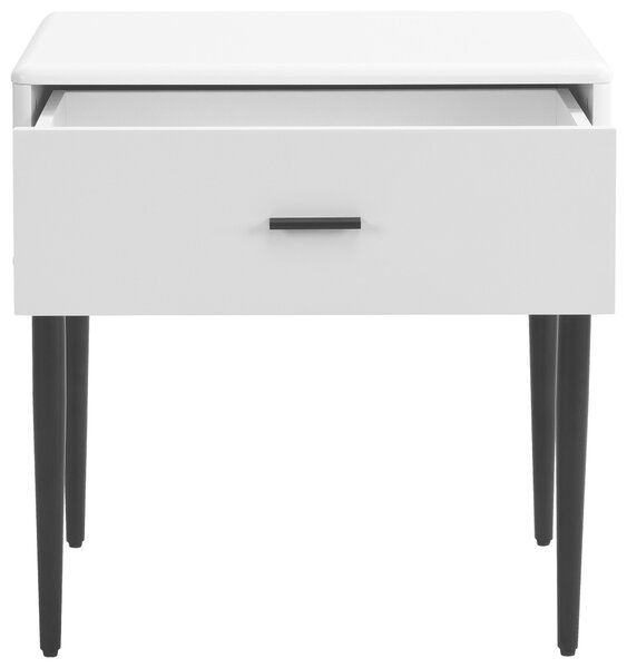 NOČNÝ STOLÍK, biela, 54/55/40 cm Livetastic - Online Only spálne, Online Only