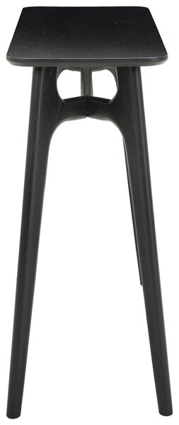 KONZOLOVÝ STOLÍK, dub, čierna, 100/80/35 cm MID.YOU - Stolíky do obývačky, Online Only