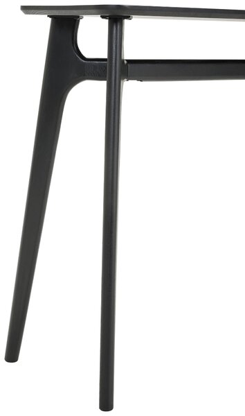 KONZOLOVÝ STOLÍK, dub, čierna, 100/80/35 cm MID.YOU - Stolíky do obývačky, Online Only