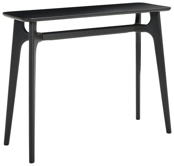 KONZOLOVÝ STOLÍK, dub, čierna, 100/80/35 cm MID.YOU - Stolíky do obývačky, Online Only