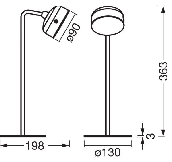 Osram - LED Stmievateľná nabíjacia stolová lampa 3v1 DECOR HELPER LED/1,8W/5V biela
