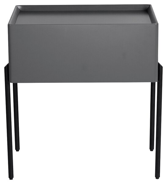 NOČNÝ STOLÍK, sivá, 50/55/40 cm Livetastic - Online Only spálne, Online Only