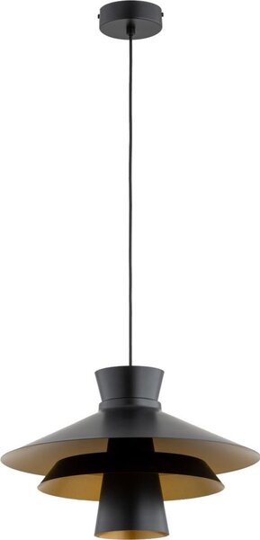 Luster na lanku CELESTE 1xE27/15W/230V čierna