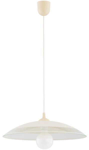 Závesný luster SOTI na lanku 1xE27/15W/230V krémový