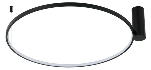 LED Stropné svietidlo RING S LED/50W/230V 3000/4000/6000K pr. 90 cm čierne