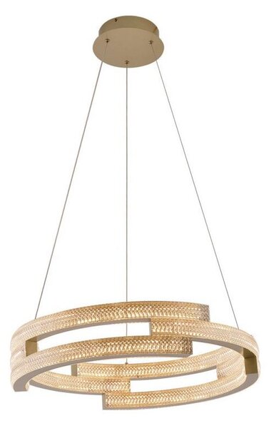 LED luster na lanku TARJA LED/36W/230V 3000/4000/6000K pr. 60 cm zlatý
