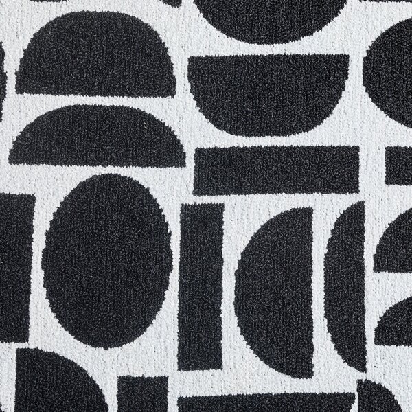 TABURETKA, textil, kompozitné drevo, 40/43/40 cm MID.YOU - Online Only drobný nábytok, Online Only
