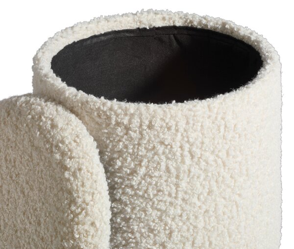 TABURETKA, textil, kompozitné drevo, 38/42/38 cm MID.YOU - Online Only drobný nábytok, Online Only
