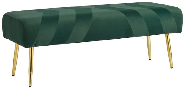 DLHÁ TABURETKA, kov, textil, kompozitné drevo, 110/41/43 cm MID.YOU - Online Only drobný nábytok, Online Only