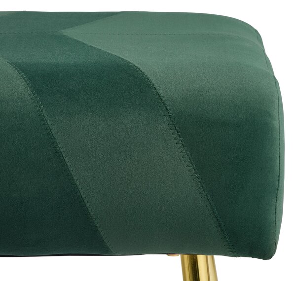 DLHÁ TABURETKA, kov, textil, kompozitné drevo, 110/41/43 cm MID.YOU - Online Only drobný nábytok, Online Only