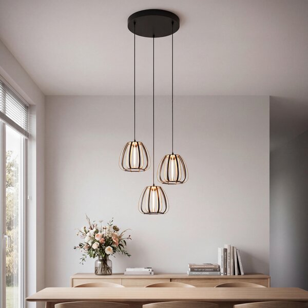 ZÁVESNÉ LED SVIETIDLO, 49/23/150 cm Novel - Interiérové svietidlá