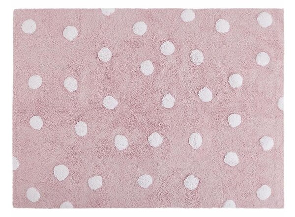 LORENA CANALS Polka Dots Pink-White - koberec
