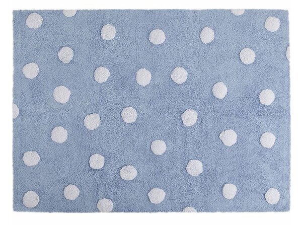 LORENA CANALS Polka Dots Blue-White - koberec