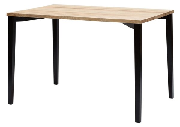 RAGABA Triventi jedálenský stôl obdĺžnik - hranaté nohy, jaseň/čierna