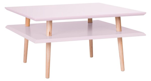 RAGABA Square konferenčný stôl nízky, ružová
