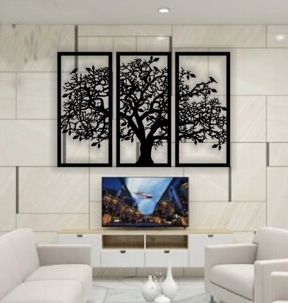 Drevený strom života na stenu - Strom pokoja