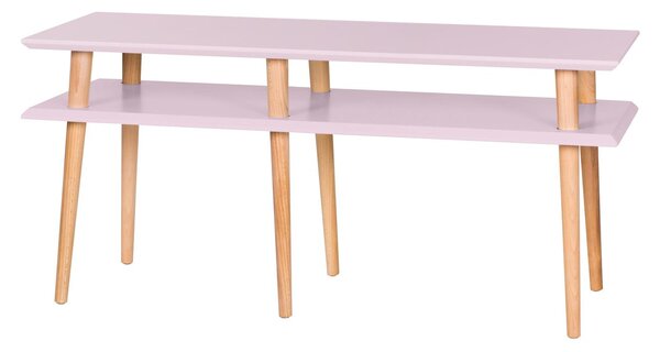 RAGABA Mugo konferenčný stôl úzky, ružová