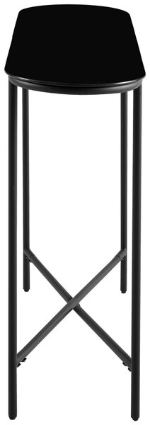 KONZOLOVÝ STOLÍK, čierna, 100/30/76 cm MID.YOU - Stolíky do obývačky, Online Only
