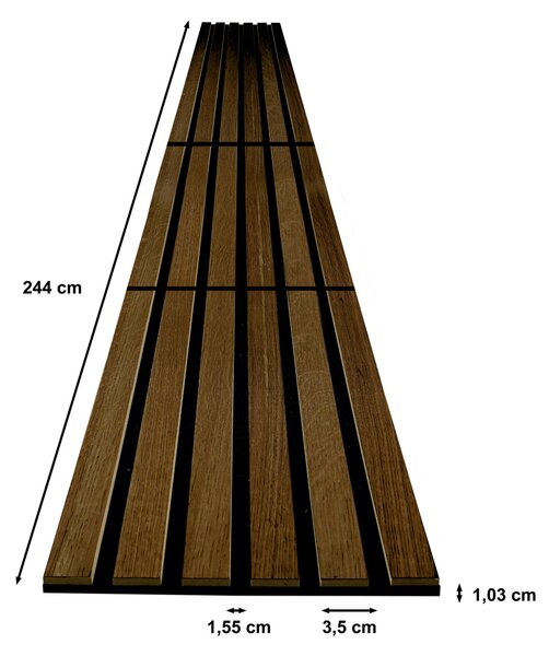 AKUSTICKÝ PANEL 30.5/244/1.03 cm - Dekorácie na stenu