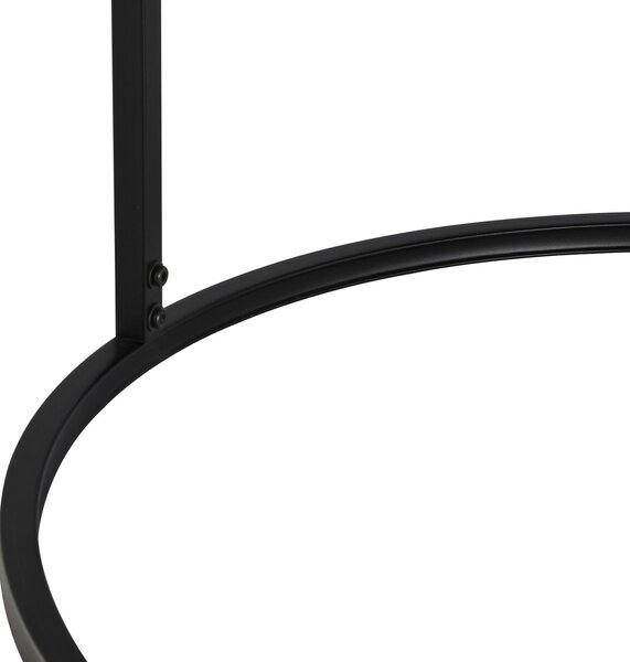 SADA KONFERENČNÝCH STOLÍKOV, čierna, kov, kompozitné drevo, 80/60/45/42/80/60 cm MID.YOU - Stolíky do obývačky, Online Only