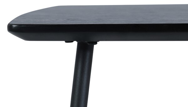 KONFERENČNÝ STOLÍK, čierna, kov, kompozitné drevo, 80/42/80 cm MID.YOU - Stolíky do obývačky, Online Only