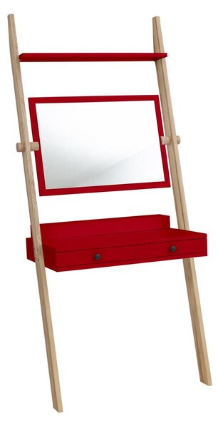 RAGABA Leno toaletný stôl rebrík, červená