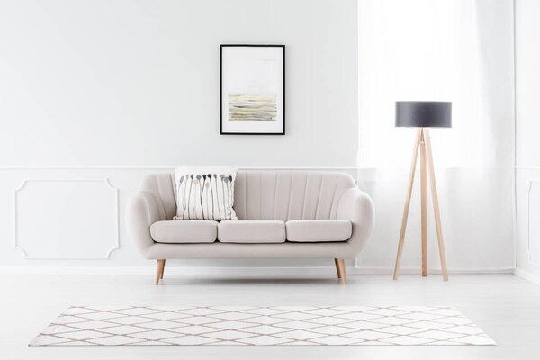 BEHÚŇ, 80/250 cm biela, béžová - Online Only bytové doplnky, Online Only
