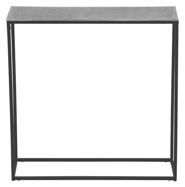 KONZOLOVÝ STOLÍK, sivá, čierna, kov, 80/27/80 cm - Online Only obývacie izby, Online Only