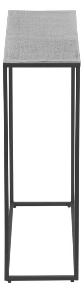 KONZOLOVÝ STOLÍK, sivá, čierna, kov, 80/27/80 cm - Online Only obývacie izby, Online Only