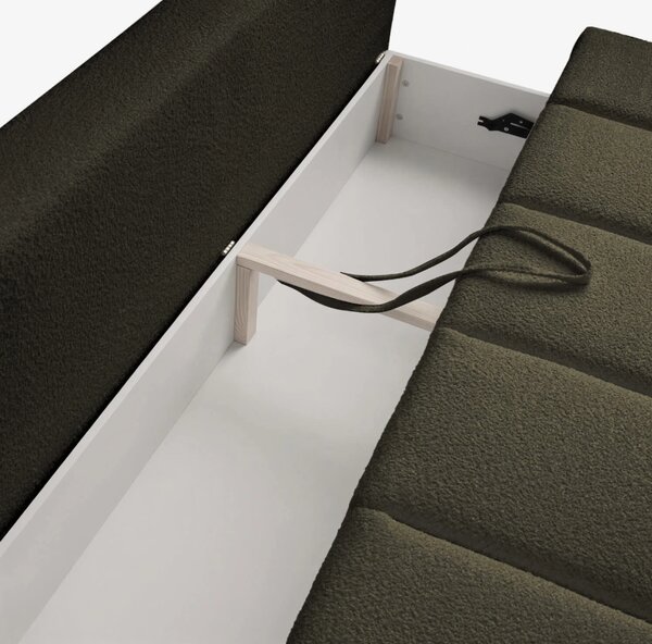 Rozkladacia pohovka SARIA Olive Boucle