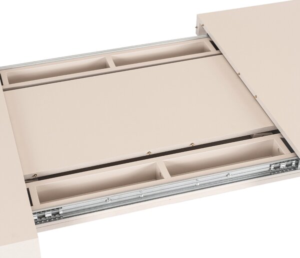HAMPTON Rozkladací stôl 160-240 cm kašmír/zlatý