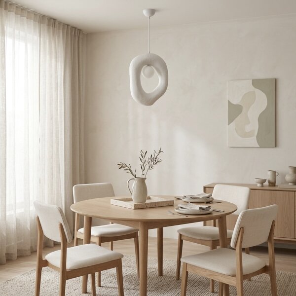 Brilagi - Závesný luster WABI SABI na lanku 1xG9/8W/230V, biely