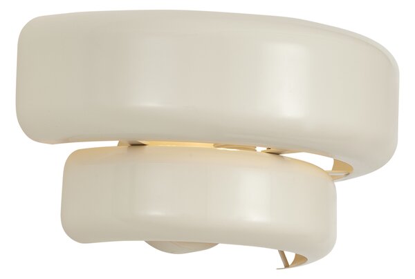 Retro nástenná lampa béžová - Ophelia