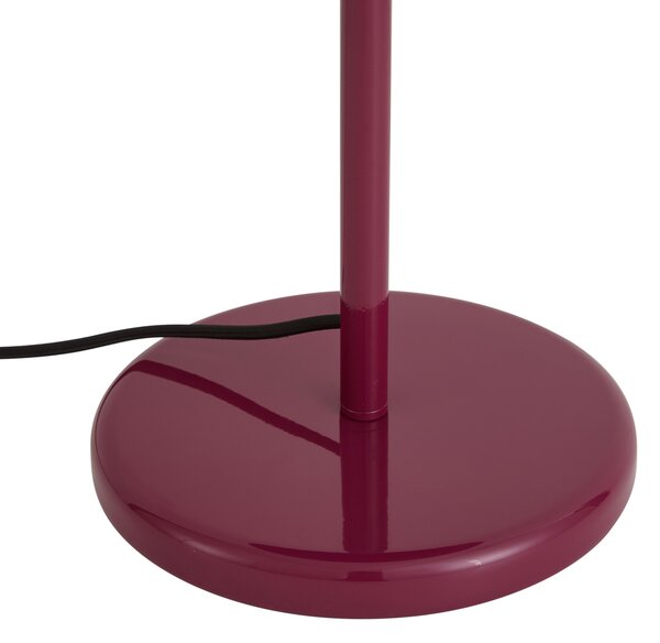 Retro stolná lampa slivková 41 cm - Ophelia