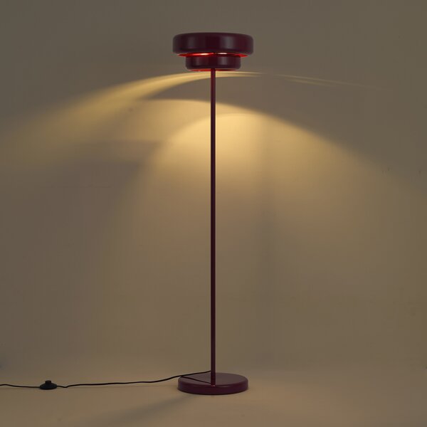 Retro stojaca lampa slivková 140 cm - Ophelia