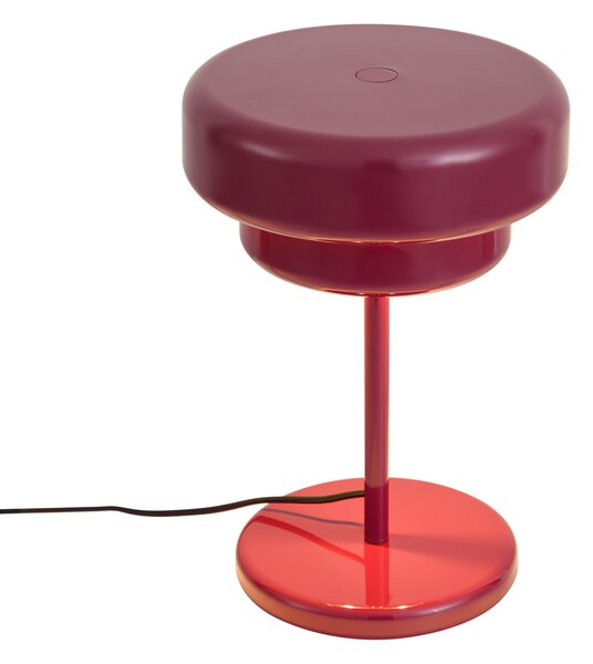 Retro stolná lampa slivková 41 cm - Ophelia