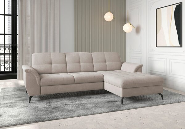 ROHOVÁ SEDAČKA, textil, sivobéžová Sit & More - Sedačky, Online Only