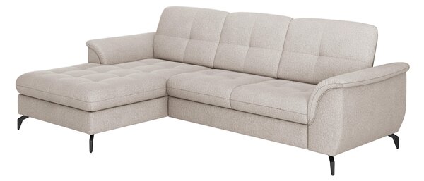 ROHOVÁ SEDAČKA, textil, sivobéžová Sit & More - Sedačky, Online Only